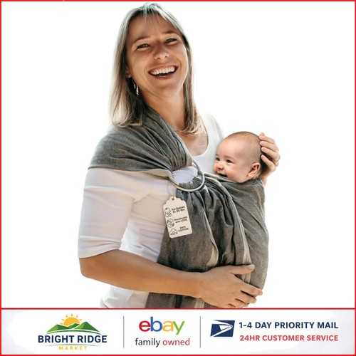 Adjustable baby ring sling - ring,