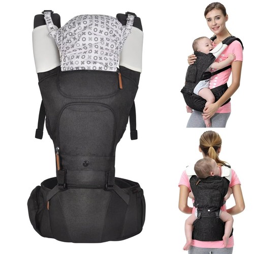 Baby carrier with hip seat - carrier,